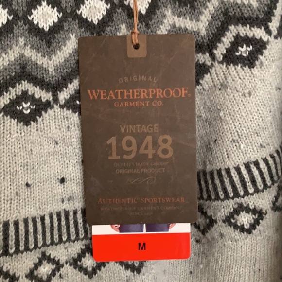 WEATHERPROOF VINTAGE Women’s Light Grey Sweater - Picture 3 of 6